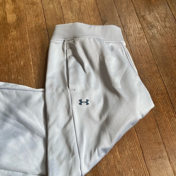 Gray Under Armor Sweatpants Loose Medium - Picture 2 of 4